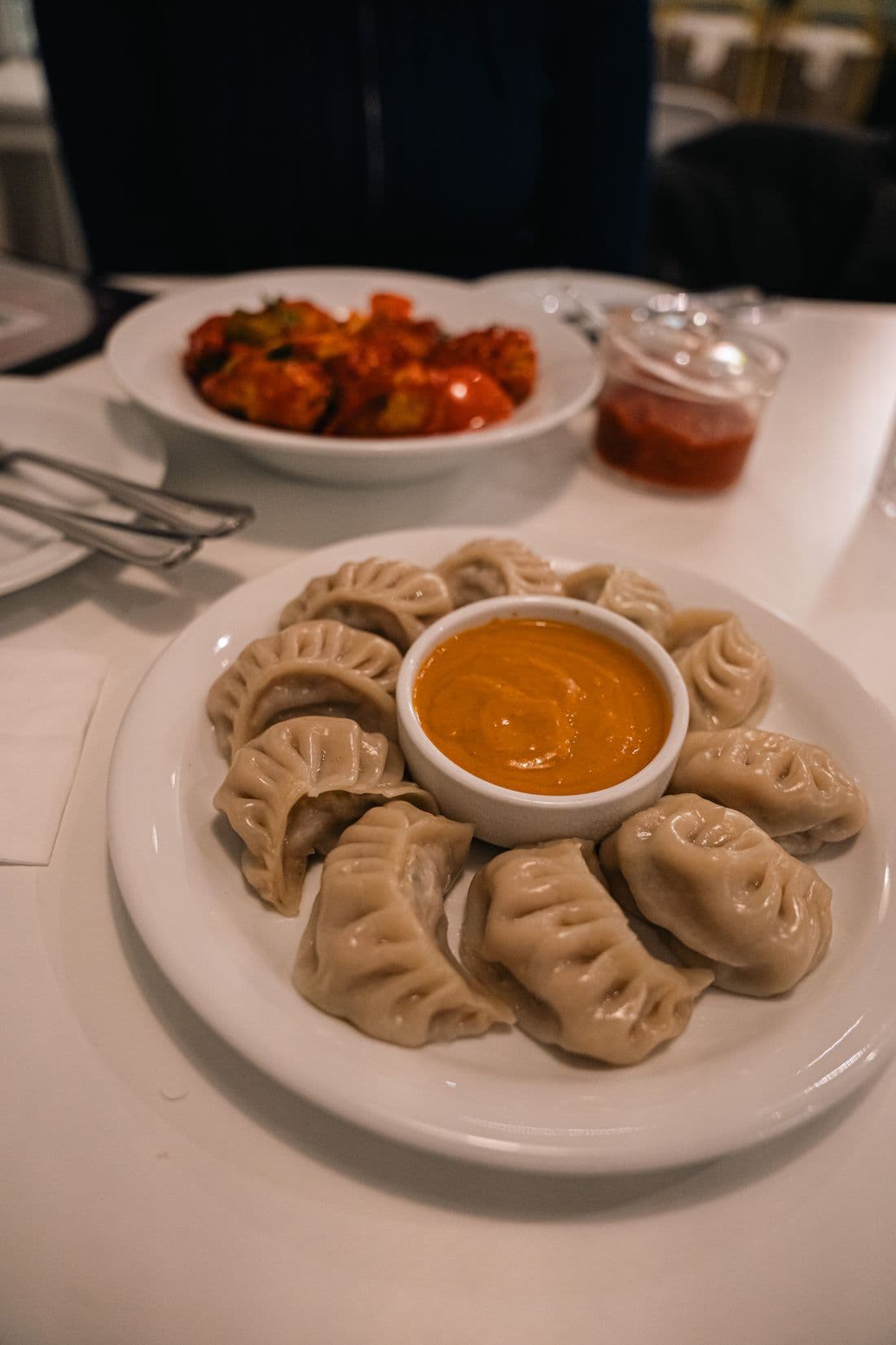 Representative stock photo for Veg Momos