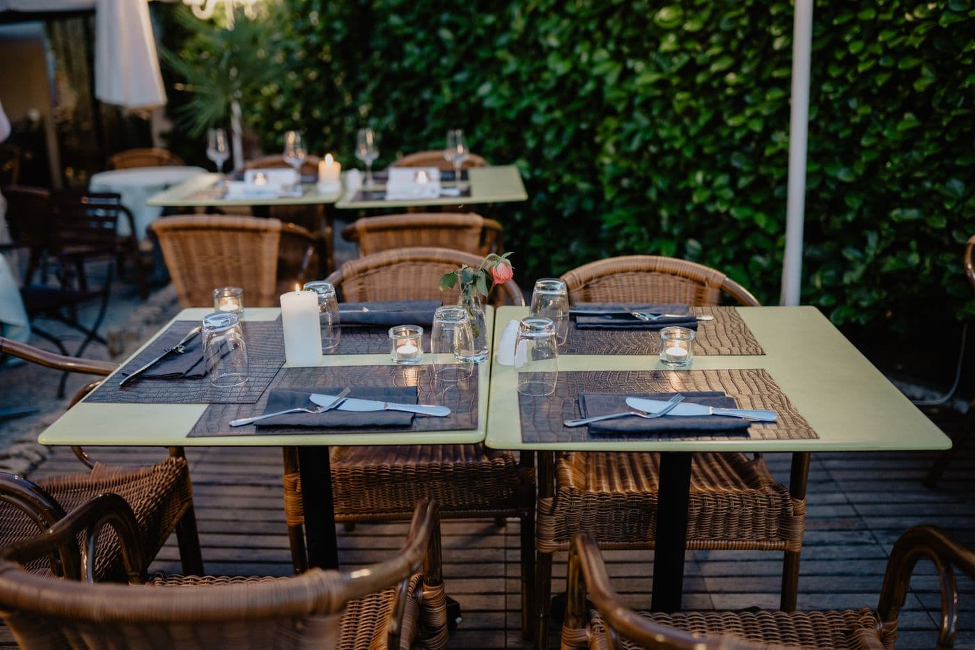 Dining area at The Corridor Bistro